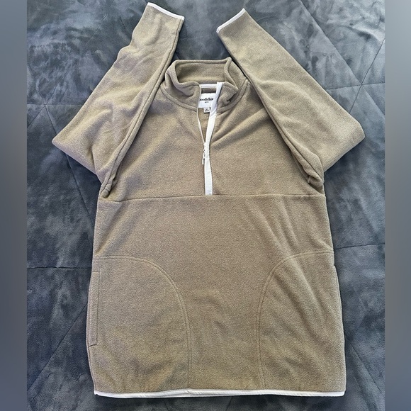 Goodfellow & Co Men's Beige Zip-Up Sweater - Picture 3 of 5